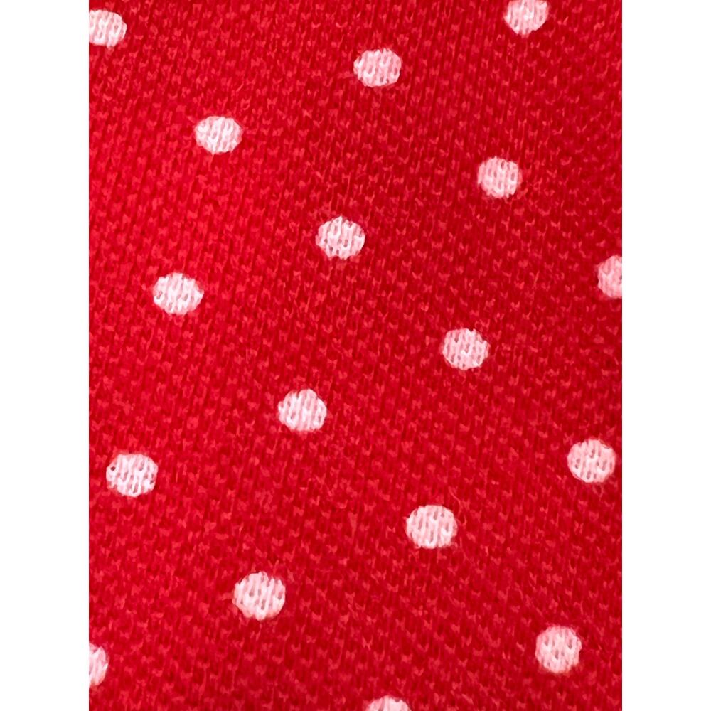 VINTAGE 90s {LizSport/Liz Claiborne} Red/White Polka Dot Jogger Pants Small - Picture 6 of 9